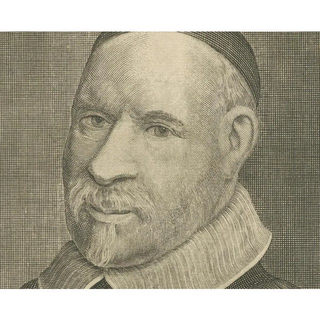Frederick Bloemaert, Dutch Baroque Portrait of Theologian Johannes Wachtelaar Utrecht, 1653, Print For Sale - Image 4 of 10