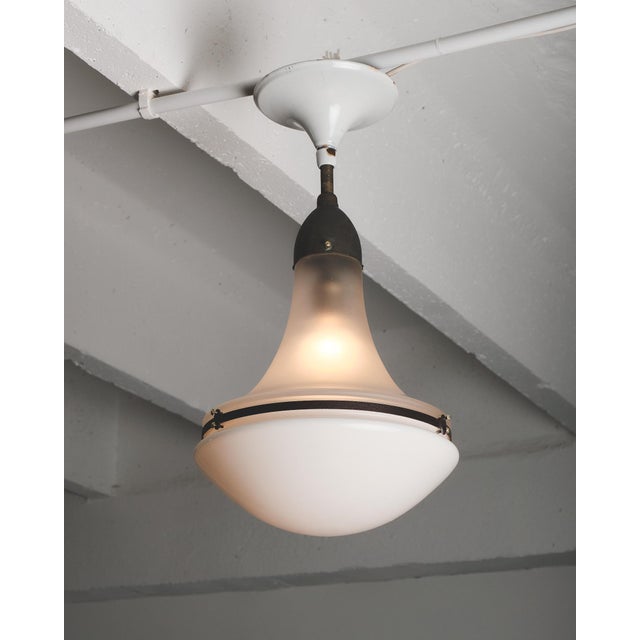 Luzette Hanging Lamp by Peter Behrens for Siemens, 1920s For Sale - Image 11 of 11
