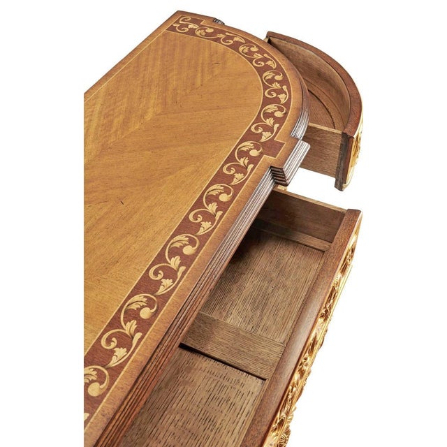 Narrow Giltwood Console Table For Sale - Image 4 of 9