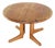 Pine Round Extendable Idom Dining Table from Vamdrup For Sale
