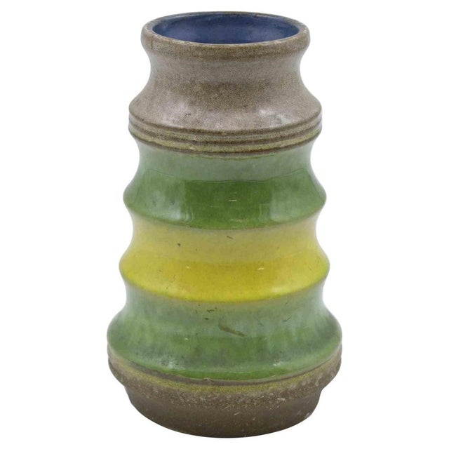 Vintage Ceramic Vase from Workshop Studio Strehla, Italy, 1960s For Sale - Image 6 of 6