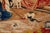 English Antique Petite Needlepoint Giltwood Framed Picture With Cats For Sale - Image 3 of 3