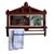 Antique Eastlake-Style Wall Mirror With Towel Bar For Sale - Image 9 of 12
