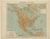 Antique Map of North America Physical Relief Map by Hachette, 1883 For Sale - Image 10 of 10