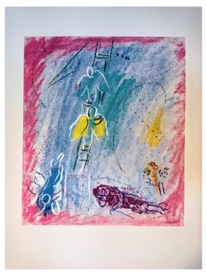 Marc Chagall, Jacob's Dream, 1986, Lithograph