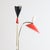 Gold Italian Modernist Two Light Floor Lamp For Sale - Image 8 of 8