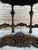 Wood Antique Hexagonal Side or Center Walnut Table with Six Carved Legs For Sale - Image 7 of 18
