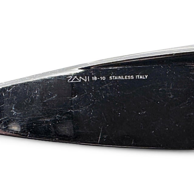 Instrumenta Stainless Steel Flatware by Lino Sabattini for Zani & Zani - Service for 8 For Sale - Image 9 of 9