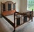Exceptional Milling Road by Baker king bed frame featuring an elegant bamboo-form design with rich warm wood tones and...