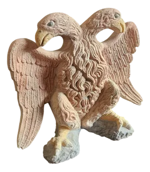 16th Century Limestone Two-Headed Eagle