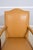 1970s Pair of Mahogany Leather Martha Washington Style Armchairs For Sale - Image 5 of 18