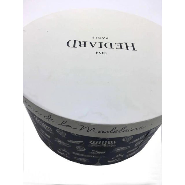 Black Vintage Box from Hediard, 1950s For Sale - Image 8 of 10