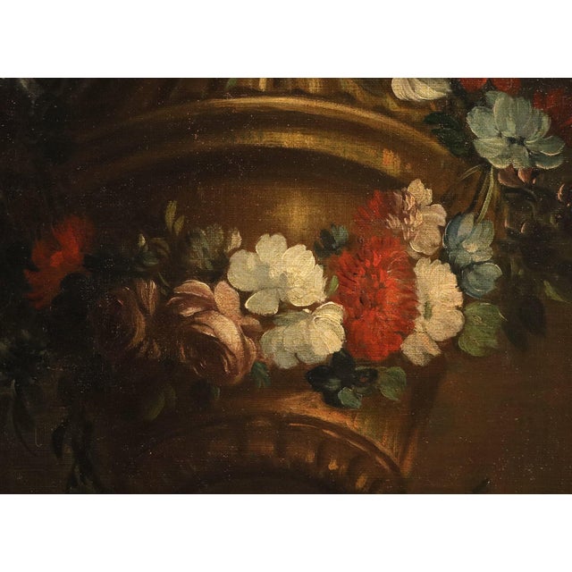 Pietro Francesco Gambone, Still Life Flowers, 18th Century, Oil Painting on Canvas, Framed For Sale - Image 11 of 13
