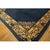 Textile 1920s Navy Solid Medallion Antique Chinese Peking Rug Knotted Wool 10' X 12' 7" For Sale - Image 7 of 9