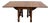 Vintage Early American Colonial Revival Willam & Mary Style Walnut Dining Table For Sale