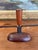1960s Mid-Century Modern Danish Style 5-Arm Candelabra With Sculptural Wood Base. For Sale - Image 5 of 9