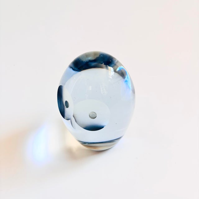 Mid 20th Century Mid Century Art Glass Owl For Sale - Image 5 of 10