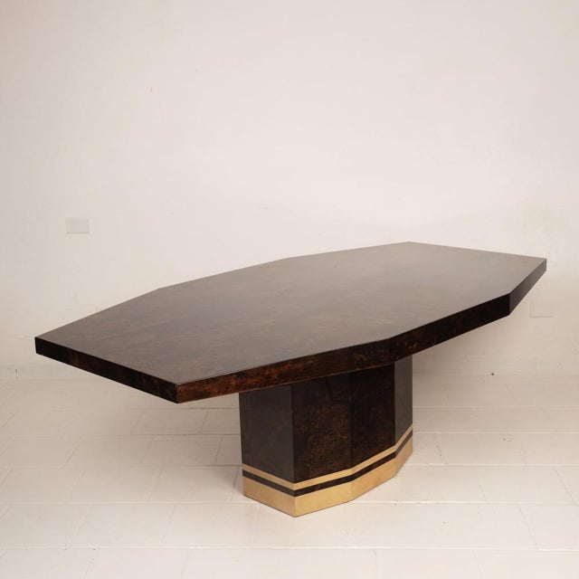 Model 2007D Dining Table by Nucci Valsecchi for Aldo Tura, 1970 For Sale - Image 6 of 18