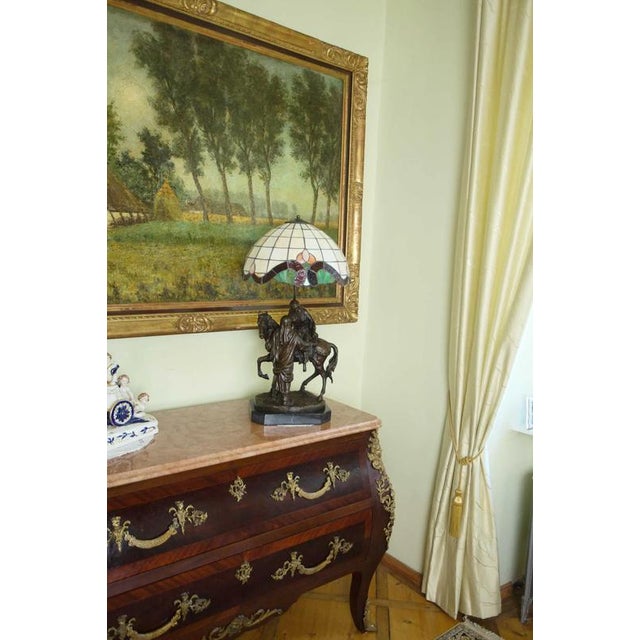 Large Table Lamp in the style of Tiffany For Sale - Image 13 of 16