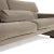 Modern Wk 663 Fabric Two-Seater Grey-Green Sofa from WK Wohnen For Sale - Image 3 of 11