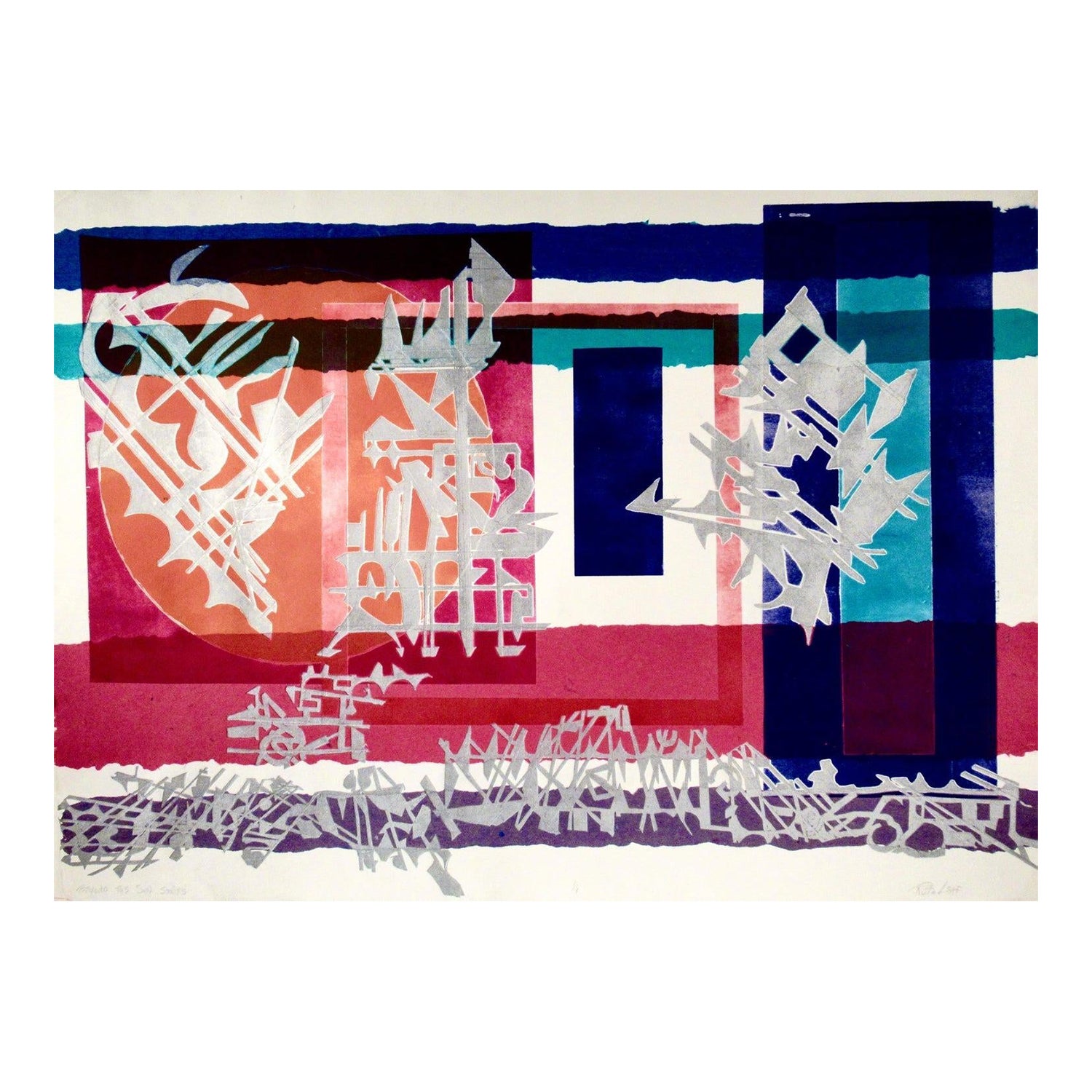 Ruth Leaf Beyond The Sun Series C. 1970 Original Print | Chairish