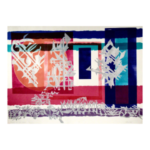 Ruth Leaf Beyond The Sun Series C. 1970 Original Print