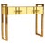Italian Console Table in Butter Yellow Murano Glass and Brass from Justfurnituress SRL For Sale - Image 10 of 10