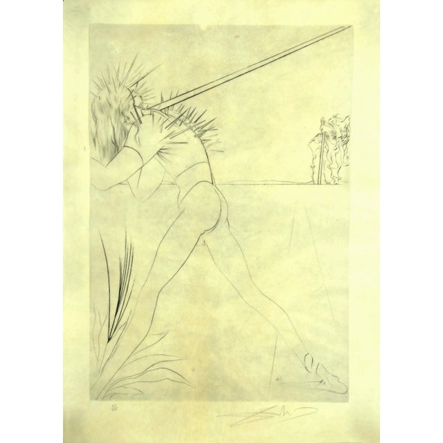 1970s After Salvador Dalì, There Are Soldiers, Etching, 1973 For Sale - Image 5 of 5