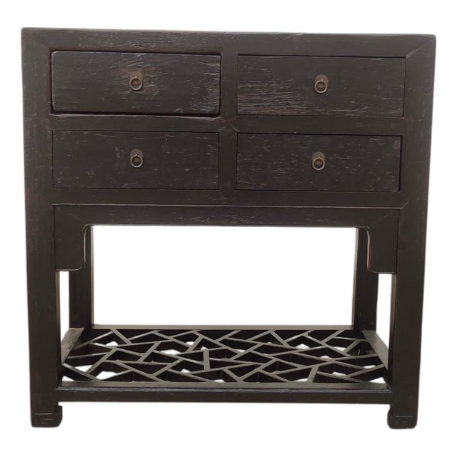 Early 20th Century 4 Drawer Accent Table For Sale
