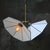 Art Deco Brass and White Stained Opaline Glass Pendant Lamp For Sale - Image 3 of 10