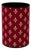 Fleur De Lys - Red Tapestry Waste Bin For Sale