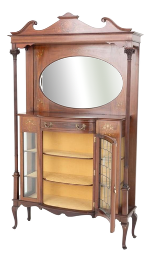 Art Nouveau Display Cabinet, 1890