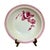 A large antique french serving bowl by sarreguemines, in the sought-after “josselin” pattern, decorated with a vivid red...