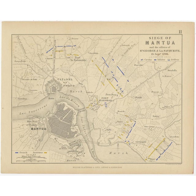 Sir Archibald Alison, Battle Plans of Rivoli, Arcole, Mantua, Marengo, and Hohenlinden, 1852, Paper, Set of 8 For Sale - Image 6 of 10