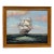 1980s Oil Painting on Canvas of a Vessel in the Sea Beautiful Ship, Signed Angell For Sale