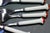 Individually sold. Wonderful design of flatware with a ceramic handle in white, orange red, and brown. Mushroomed at the...