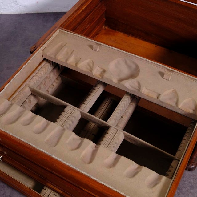 Antique Art Deco Wooden Cutlery Chest, 1920s For Sale - Image 16 of 18