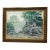 Vintage Impressionist Garden Landscape Oil Painting Signed Wm S Robinson For Sale