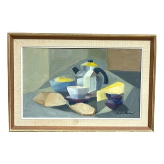 Bo Arne Irehall, Still Life, 1960s, Oil on Canvas, Framed For Sale