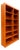 Vintage Danish Modern Teak Double Bookcase Bookshelf Mid Century Hundeved Style Display Shelf For Sale
