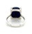 Late 20th Century Tiffany & Co. Paloma Picasso Sugar Stacks Sodalite Sterling Silver Ring For Sale - Image 5 of 9
