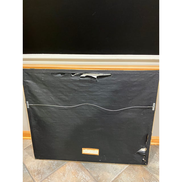 Paper 20th Century Oil on Paper by George Kokines Titled Center Seating For Sale - Image 7 of 8