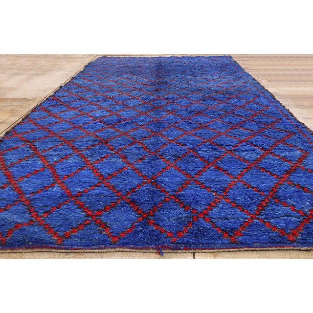 Vintage Beni M'Guild Moroccan Rug, 06'08 X 13'09 For Sale - Image 9 of 10