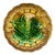 Majolica Chesnut Leaf Plate Villeroy & Boch, Circa 1890 For Sale