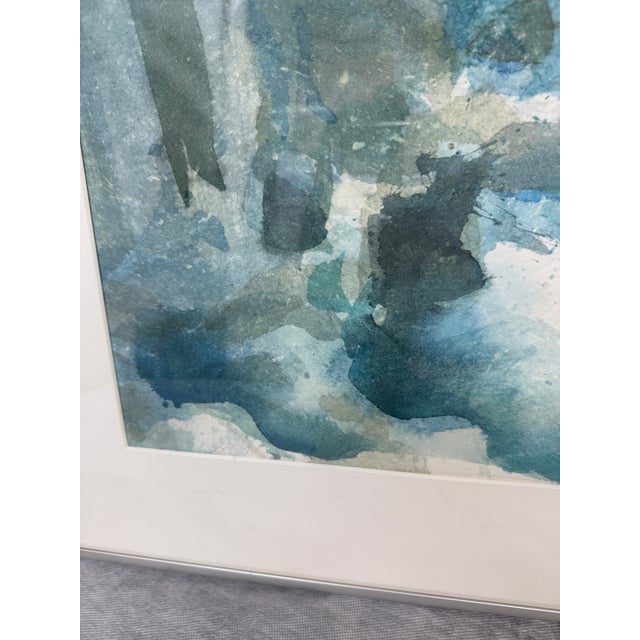 Circa 1983 Larry Welden Russian River Watercolor, Framed For Sale - Image 9 of 12