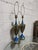1960s Tony Paul Style Westwood Industries Brass and Blue Enamel Lamps - A Pair For Sale - Image 10 of 12