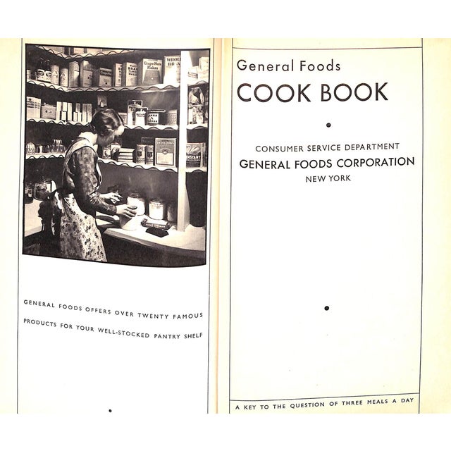 Traditional "General Foods Cook Book" 1932 For Sale - Image 3 of 10