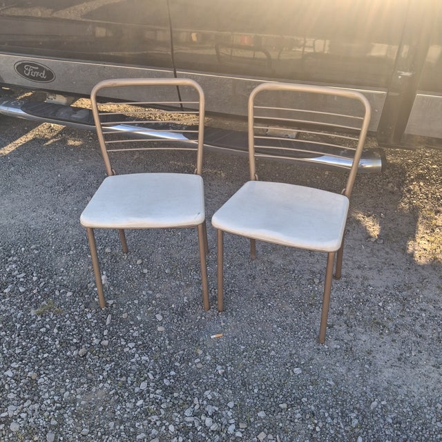 1950s Metal Folding Chairs by Hamilton Cosco For Sale In Saint Louis - Image 6 of 7