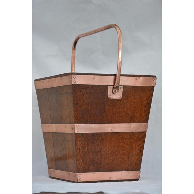 Victorian Oak Coal Bucket, 1870s For Sale - Image 13 of 13