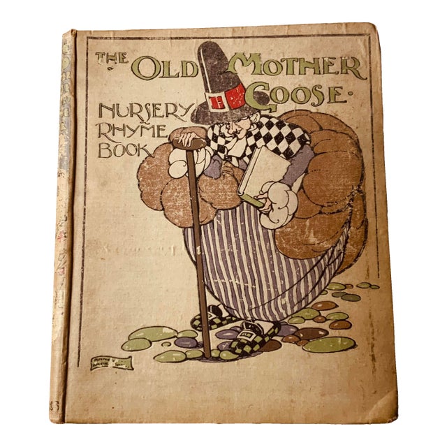 Antique the Old Mother Goose Nursery Rhyme Book For Sale